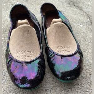 Tieks ARABIAN NIGHTS Black Purple-Green Ballet Flats - HTF and awesome!! Size 10